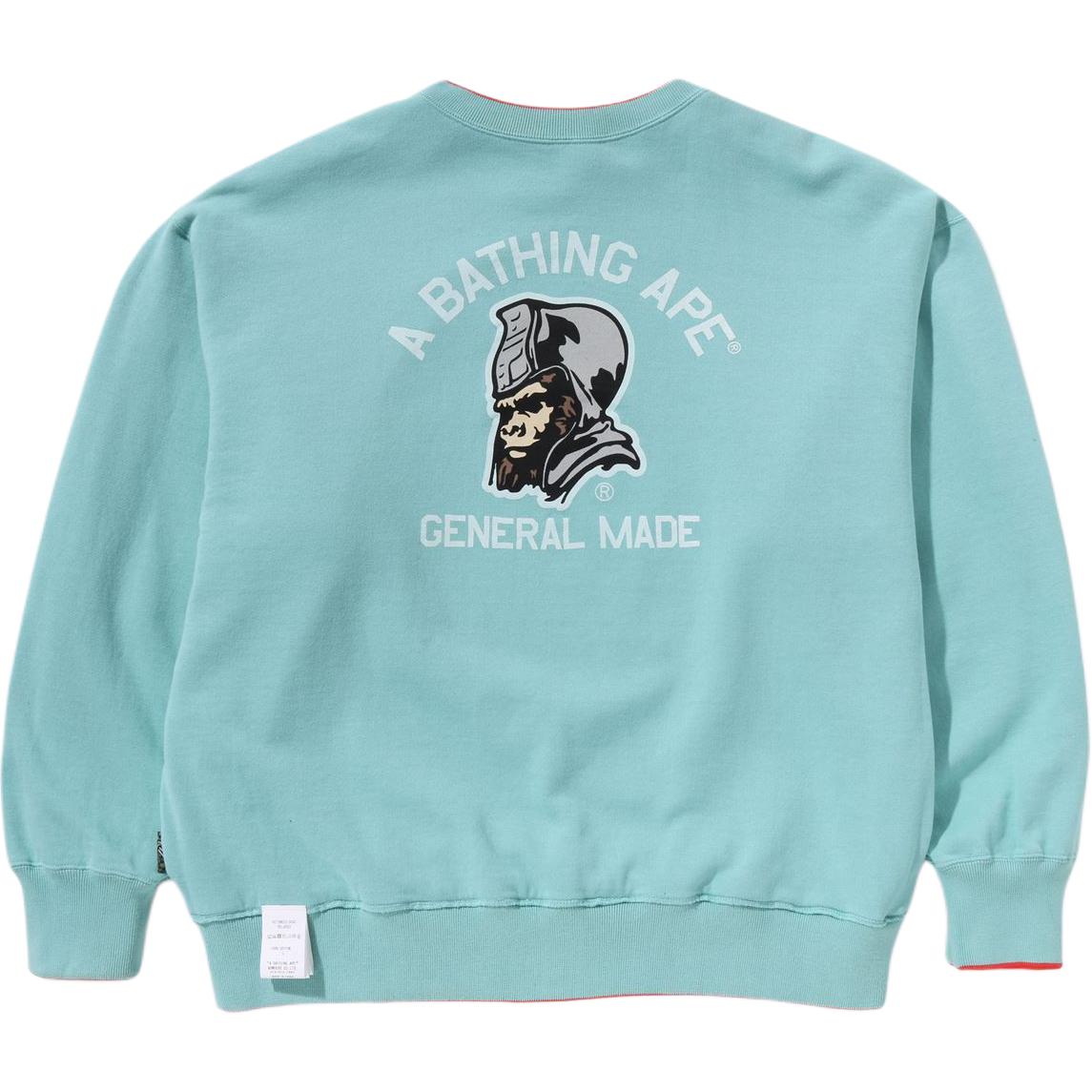 Bape A BATHING APE Sean Wotherspoon Reversible Ape Print Crewneck Sweatshirt Men. 0ZXSWM113904M 圖 9