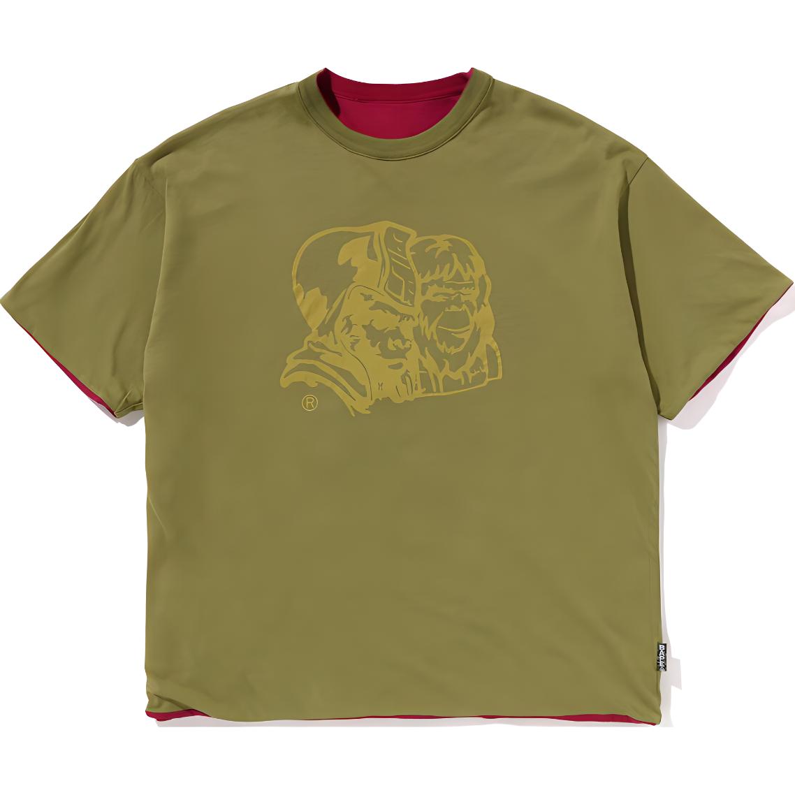 Bape A BATHING APE Sean Wotherspoon Reversible Logo Print Unisex T-Shirt. 0ZXTEM109905M 圖 5