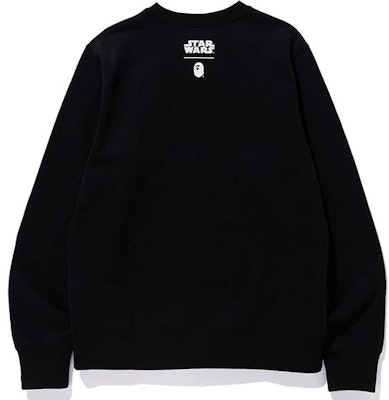 Bape A BATHING APE x Star Wars FW22 Robot Crewneck Sweatshirt Hitam Pria. 0IXSWM113916D Lookbook Bape A BATHING APE x Star Wars FW22 Robot Crewneck Sweatshirt Hitam Pria. 0IXSWM113916D