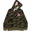 Lookbook Bape A BATHING APE x Tom and Jerry SS25 Hoodie Hijau Grafik Tom Uniseks. 1L23-115-907