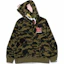 Shop Bape A BATHING APE x Tom and Jerry SS25 Hoodie Hijau Grafik Tom Uniseks. 1L23-115-907