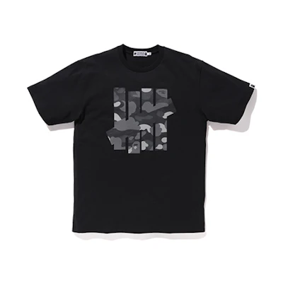 Bape A BATHING APE Undefeated 5 Strikes Ape Head Tee Black Unisex BAPE-18FW-002