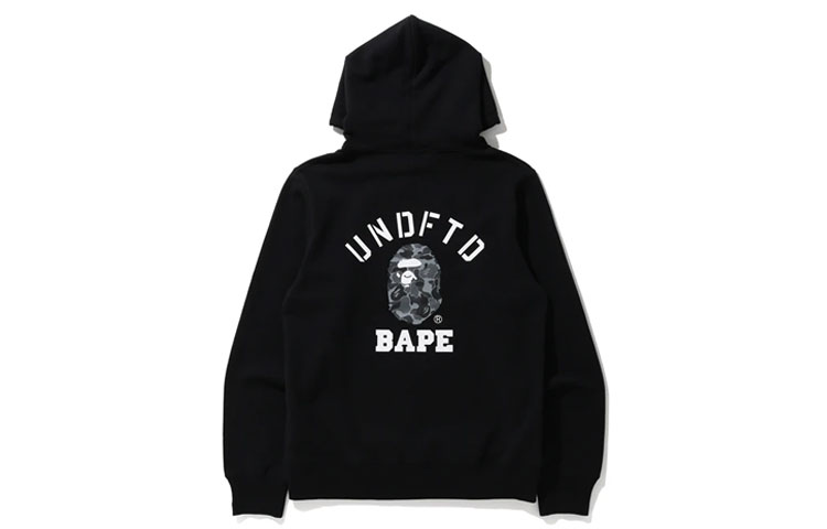 Bape A BATHING APE UNDFTD Ape Head Hoodie Unisex Collaboration. 1G73-114-903