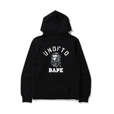 Bape A BATHING APE UNDFTD Ape Head Hoodie Unisex Collaboration. 1G73-114-903
