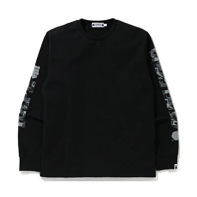 Bape A BATHING APE UNDFTD Logo Crewneck Long Sleeve Tee () 1G73-111-902