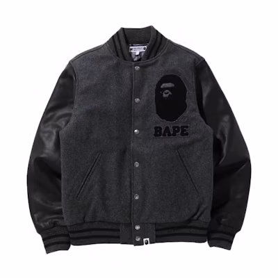 Bape A BATHING APE UNDFTD Ape Baseball Jacket Unisex Back-to-School Edition. 1G73-141-903