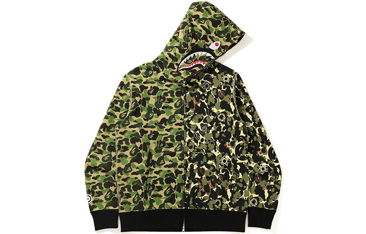 Bape A BATHING APE x UNKLE Full Zip Hoodie  Camo Collaboration. 1H23-115-906