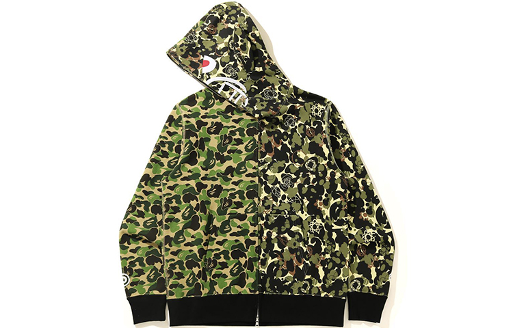 Lookbook Bape A BATHING APE x UNKLE 迷彩聯名全拉鏈連帽外套. 1H23-115-906