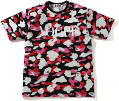 Bape A BATHING APE x VOGUE Logo Print Camouflage Crewneck Tee Unisex Multicolor. 1I30-EH1-012 Bape A BATHING APE x VOGUE Logo Print Camouflage Crewneck Tee Unisex Multicolor. 1I30-EH1-012