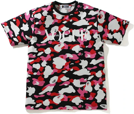 Bape A BATHING APE x VOGUE Logo迷彩印花圓領T恤 男女同款 多色款式 1I30-EH1-012 Order Bape A BATHING APE x VOGUE Logo迷彩印花圓領T恤 男女同款 多色款式 1I30-EH1-012