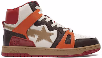 Order A BATHING APE Bape Sta 93 Hi 皮革 高筒 时尚板鞋 男款 米棕色