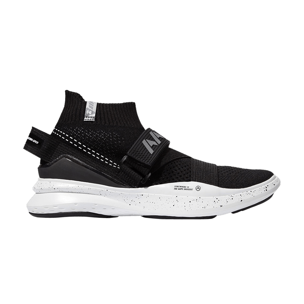 Buy BAPE AAPE+ 潛能短袖 中筒 '黑色' AAPE-POTEN-BLK