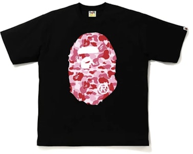 Bape ABC Bape Relaxed Tee Hitam/Merah Jambu Buy Bape ABC Bape Relaxed Tee Hitam/Merah Jambu
