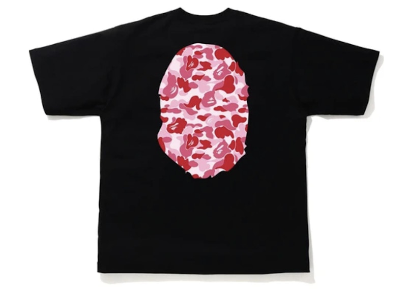 Order A BATHING APE® ABCリラックスTシャツ (黒/ピンク)
