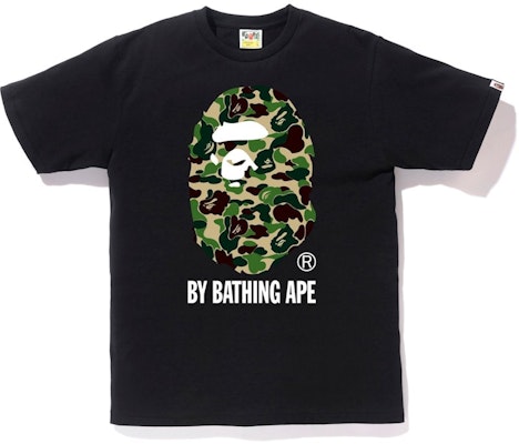 Bape ABC By Bathing Tee Black Green Buy Bape ABC By Bathing Tee Black Green