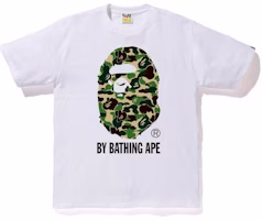 Bape ABC By Bathing Tee White Green Bape ABC By Bathing Tee White Green