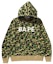 Buy BAPE ABC Camo BAPE Full Zip Hoodie Green