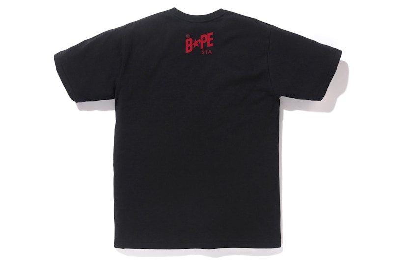 BAPE ABC Camo Bapesta Tee Black/Pink 圖 2