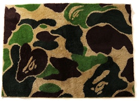 BAPE ABC Camo Big Rug Mat Green BAPE ABC Camo Big Rug Mat Green