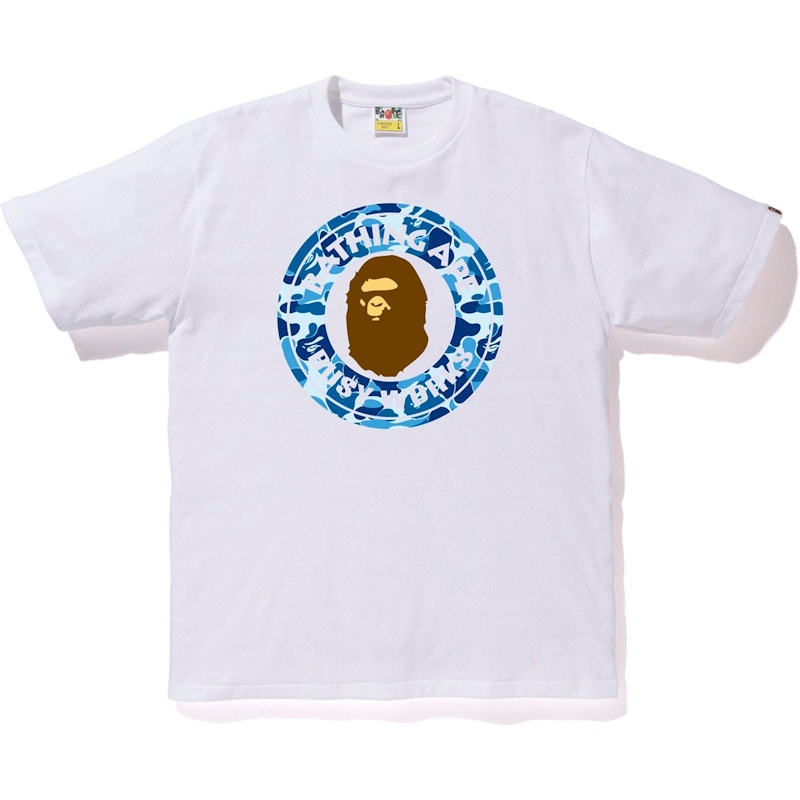 Buy BAPE ABC Camo Camiseta Busy Works Blanco/Azul