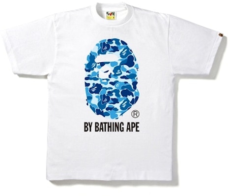 Kaos BAPE ABC Camo Putih/Biru Logo Mandi Buy Kaos BAPE ABC Camo Putih/Biru Logo Mandi