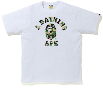 Camiseta BAPE ABC Camo College (SS21) Blanco/Verde Buy Camiseta BAPE ABC Camo College (SS21) Blanco/Verde