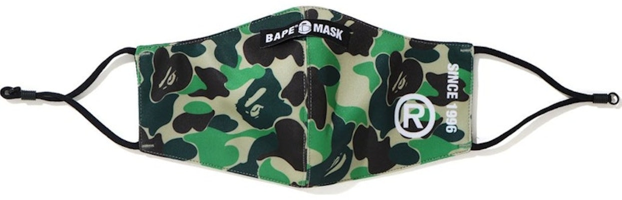 BAPE ABC Camo Mask FW20 Green Buy BAPE ABC Camo Mask FW20 Green