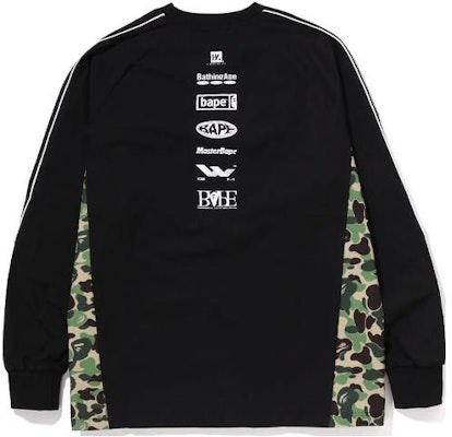 BAPE ABC迷彩拼色連帽運動衫男款。 1I80-113-017 Lookbook BAPE ABC迷彩拼色連帽運動衫男款。 1I80-113-017