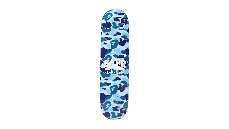 BAPE ABC Camo Skateboard Deck Blue