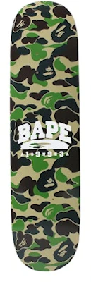 BAPE ABC Camo Skateboard Deck Green Buy BAPE ABC Camo Skateboard Deck Green