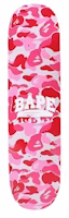 BAPE ABC Camo Skateboard Deck Pink BAPE ABC Camo Skateboard Deck Pink
