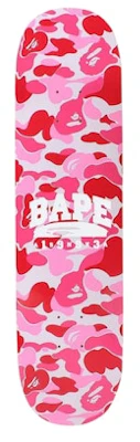 BAPE ABC Camo Skateboard Deck Pink Buy BAPE ABC Camo Skateboard Deck Pink