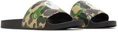 Cheap 베이프 ABC 카모 슬라이드 (그린) 1I30191001-GRN
