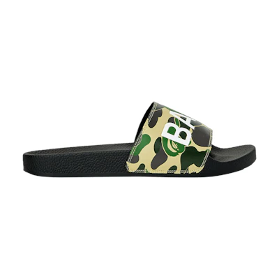 BAPE ABC Camo Slide 'Green Text'