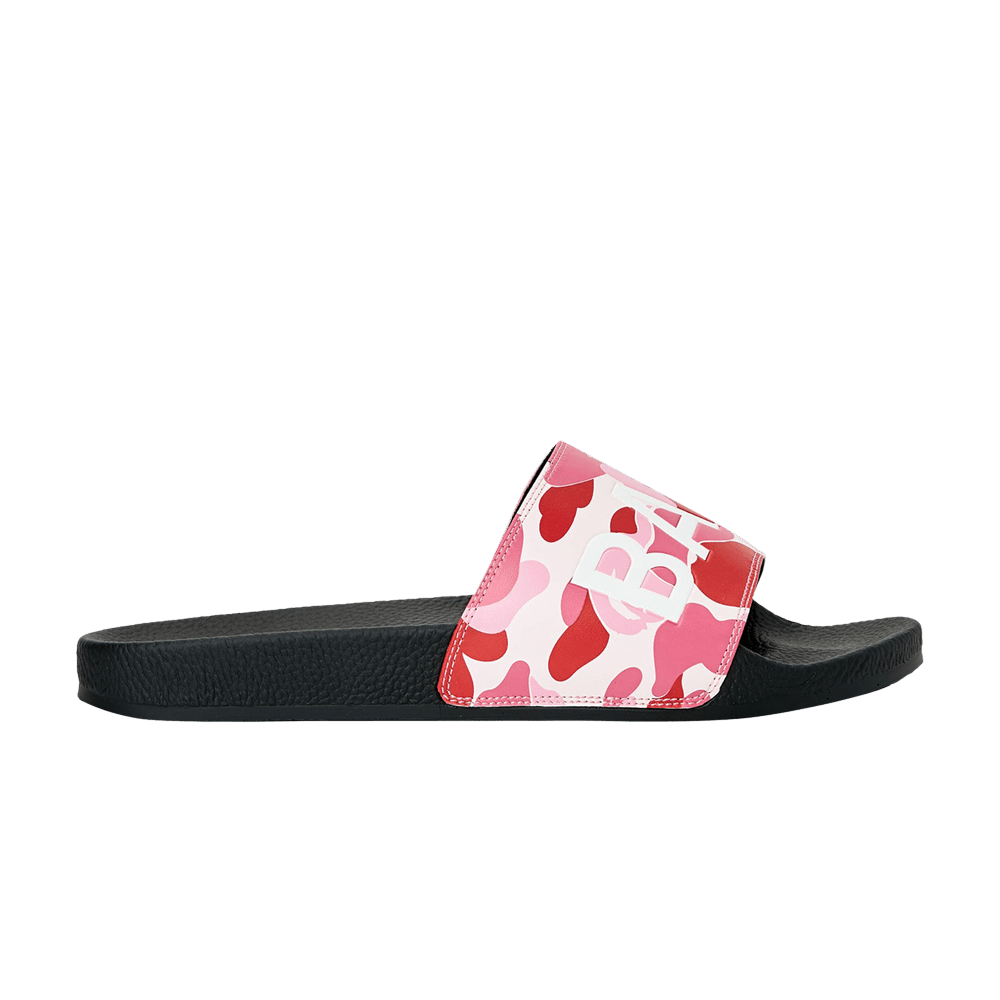 BAPE ABC Camo Slide 'Pink Text' 1J30191010-PNK