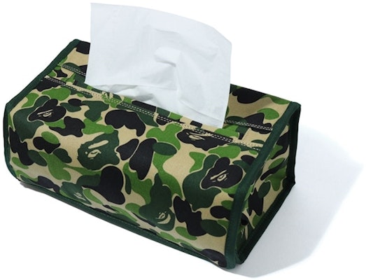 BAPE ABC Camo Tissue Cover Green Buy BAPE ABC Camo Tissue Cover Green