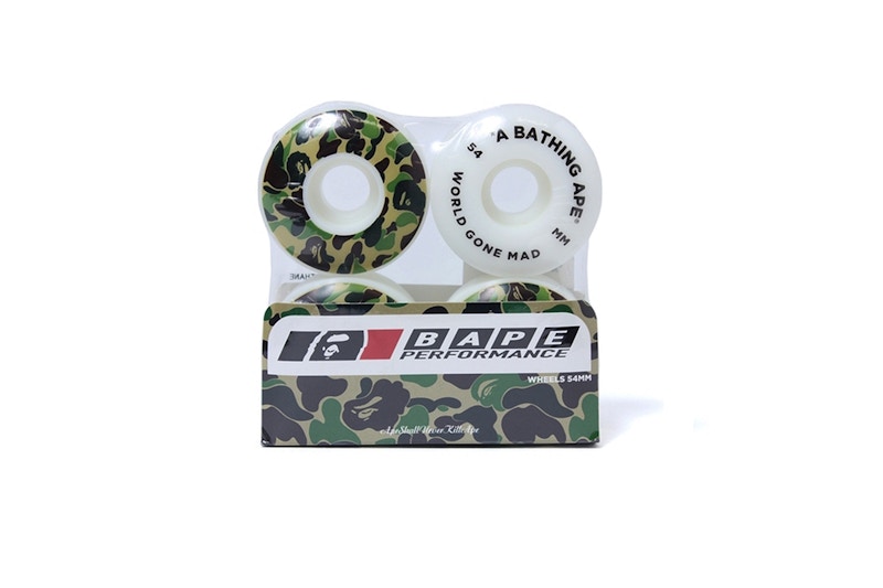 BAPE ABC Camo Wheels Green