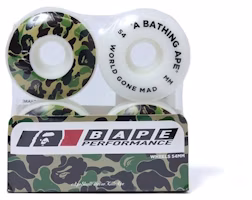 BAPE ABC Camo Wheels Green BAPE ABC Camo Wheels Green