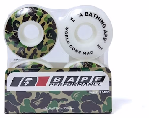 BAPE ABC Camo Wheels Green Buy BAPE ABC Camo Wheels Green