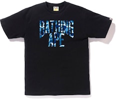 Bape ABC NYC Logo Tee Black Blue Bape ABC NYC Logo Tee Black Blue