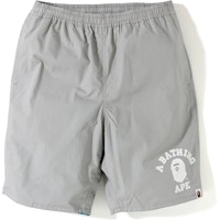 Bape ABC Reversible Shorts Grey Blue Bape ABC Reversible Shorts Grey Blue