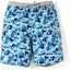 Order Bape ABC Reversible Shorts Grey Blue