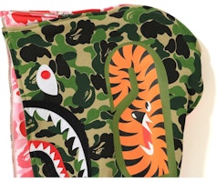 Sudadera con Capucha Bape ABC Separate Shark Cremallera Completa Rosa Verde Lookbook Sudadera con Capucha Bape ABC Separate Shark Cremallera Completa Rosa Verde