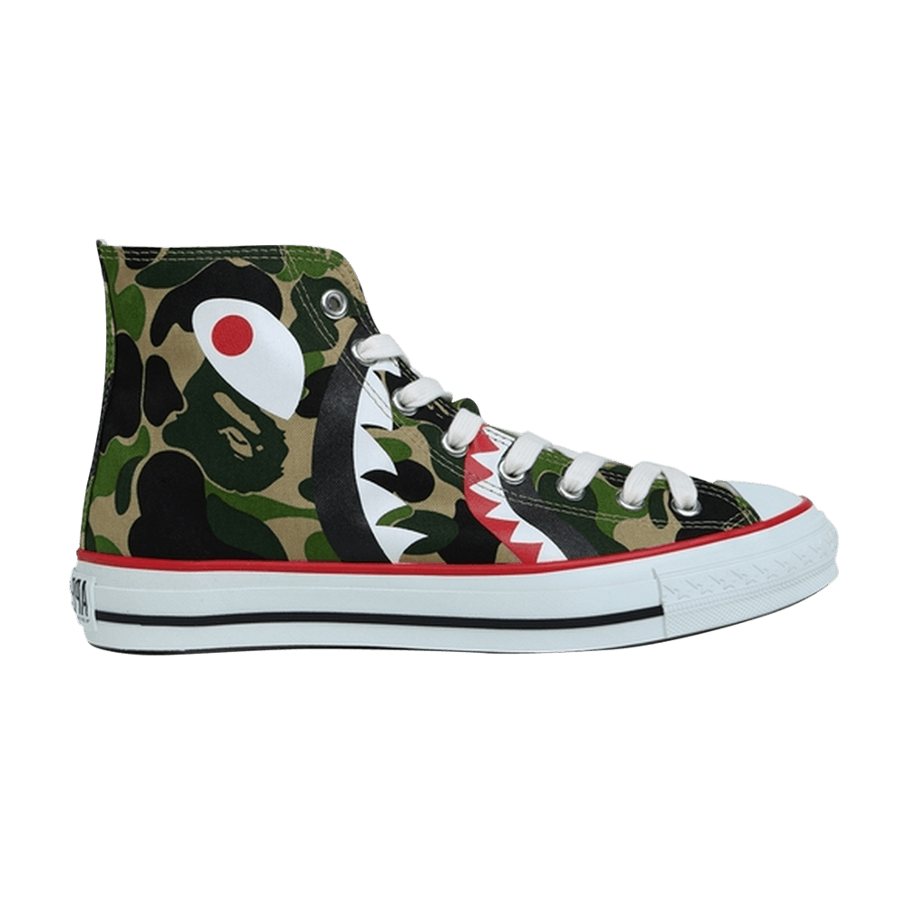 BAPE ABC Shark Ape Sta High 'Green Camo'
