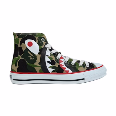 BAPE ABC Shark Ape Sta High 'Green Camo'