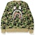BAPE ABC Shark Crewneck Green