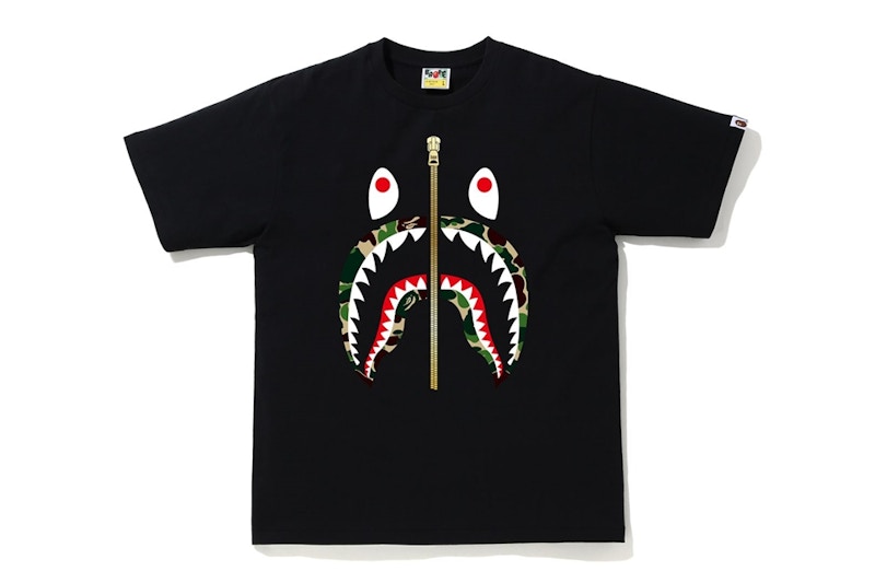 Buy Bape ABC Shark Tee Black Green