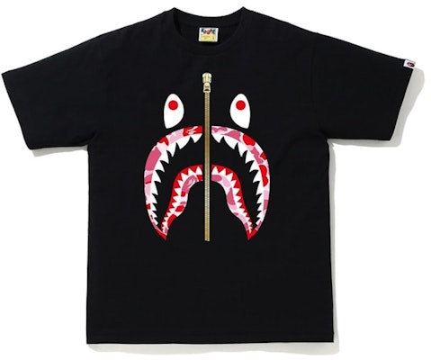 Bape ABC Shark Tee Black Pink Buy Bape ABC Shark Tee Black Pink