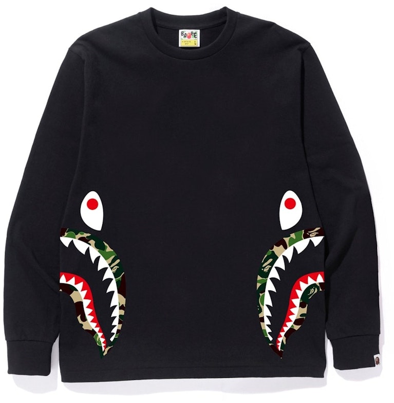 bape-abc-side-shark-ls-tee-black-green