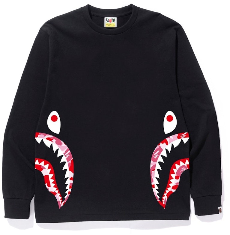 bape-abc-side-shark-ls-tee-black-pink